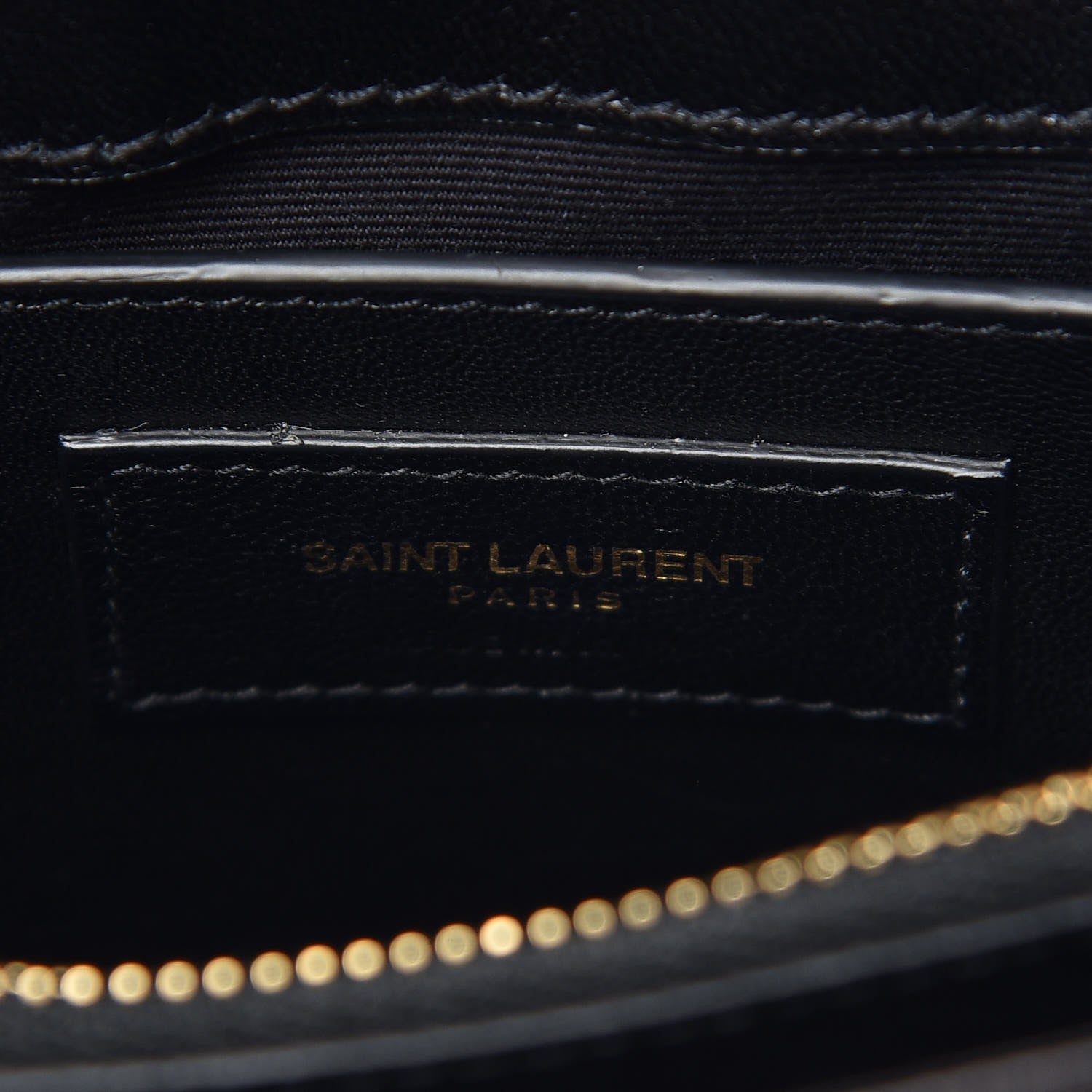 Saint Laurent Velvet Y Quilted Monogram Small Loulou Chain Satchel Black 7 of 8