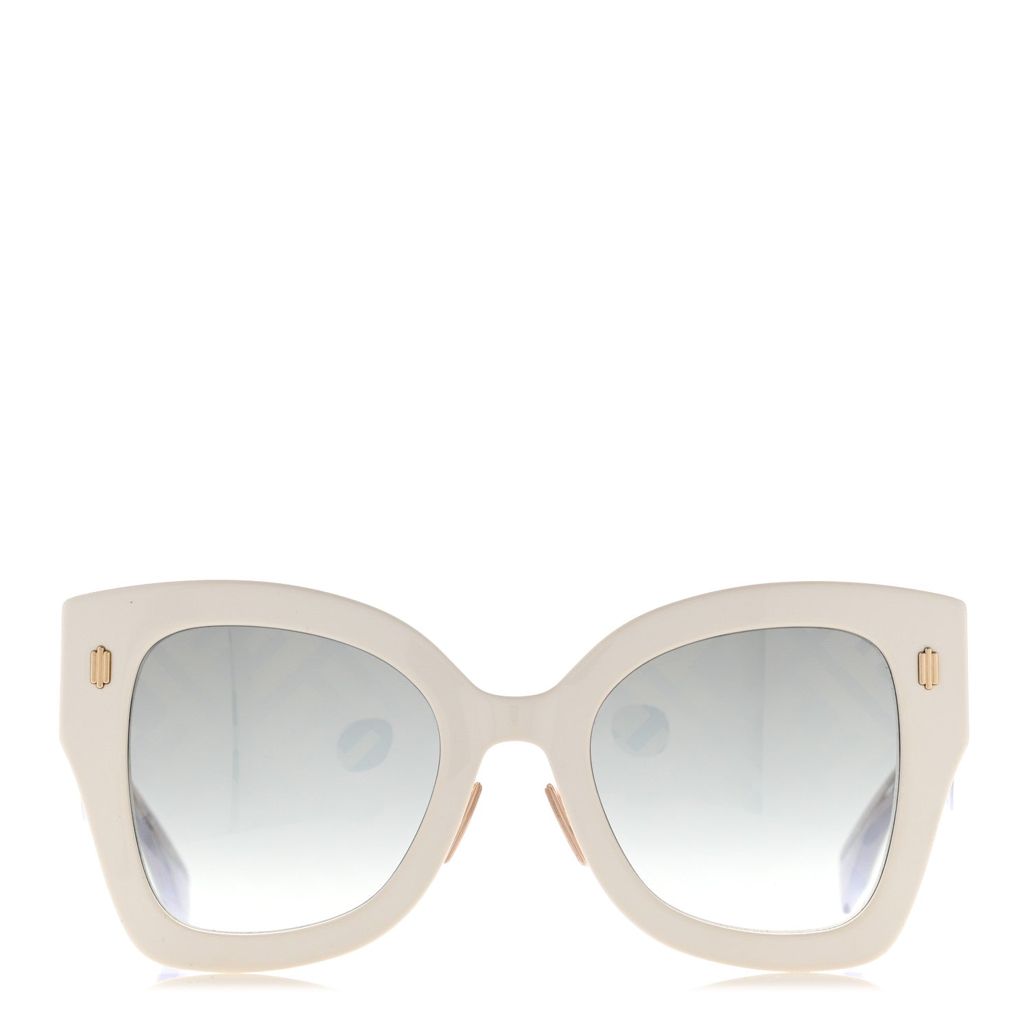 Fendi Acetate FF Sunglasses FF 0434/G/S White Gold 2 of 9
