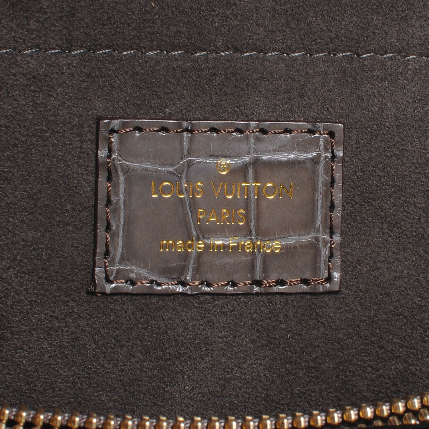 Louis Vuitton Monogram Python Alligator Monogramissime Exotic Shopper GM Gris 6 of 8