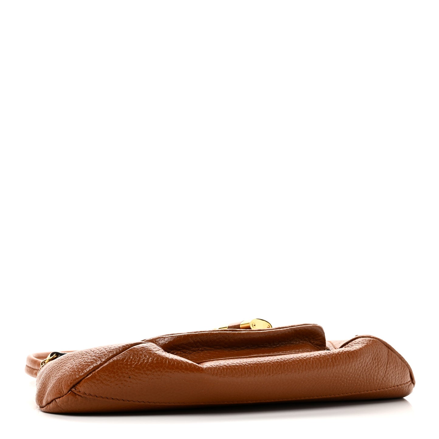 Grained Calfskin The 99 Shoulder Bag Motty Grey Clay Brown