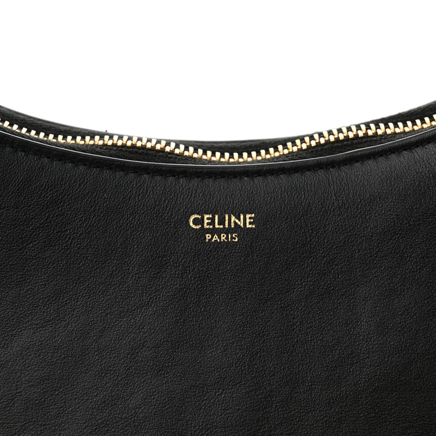 Celine Smooth Calfskin Medium Strap Ava Shoulder Bag Black 6 of 11