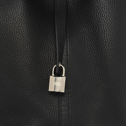 Hermes Taurillon Clemence Picotin Lock 22 MM Black 8 of 12