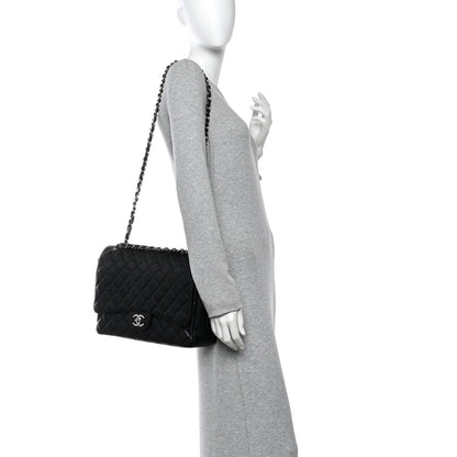 Chanel Caviar Quilted Maxi Double Flap Black 2 of 11