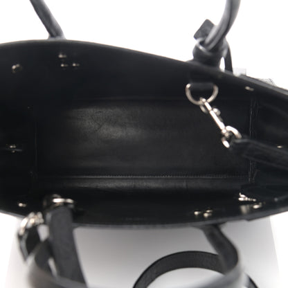 Saint Laurent Calfskin Crocodile Embossed Baby Sac De Jour Black 5 of 13