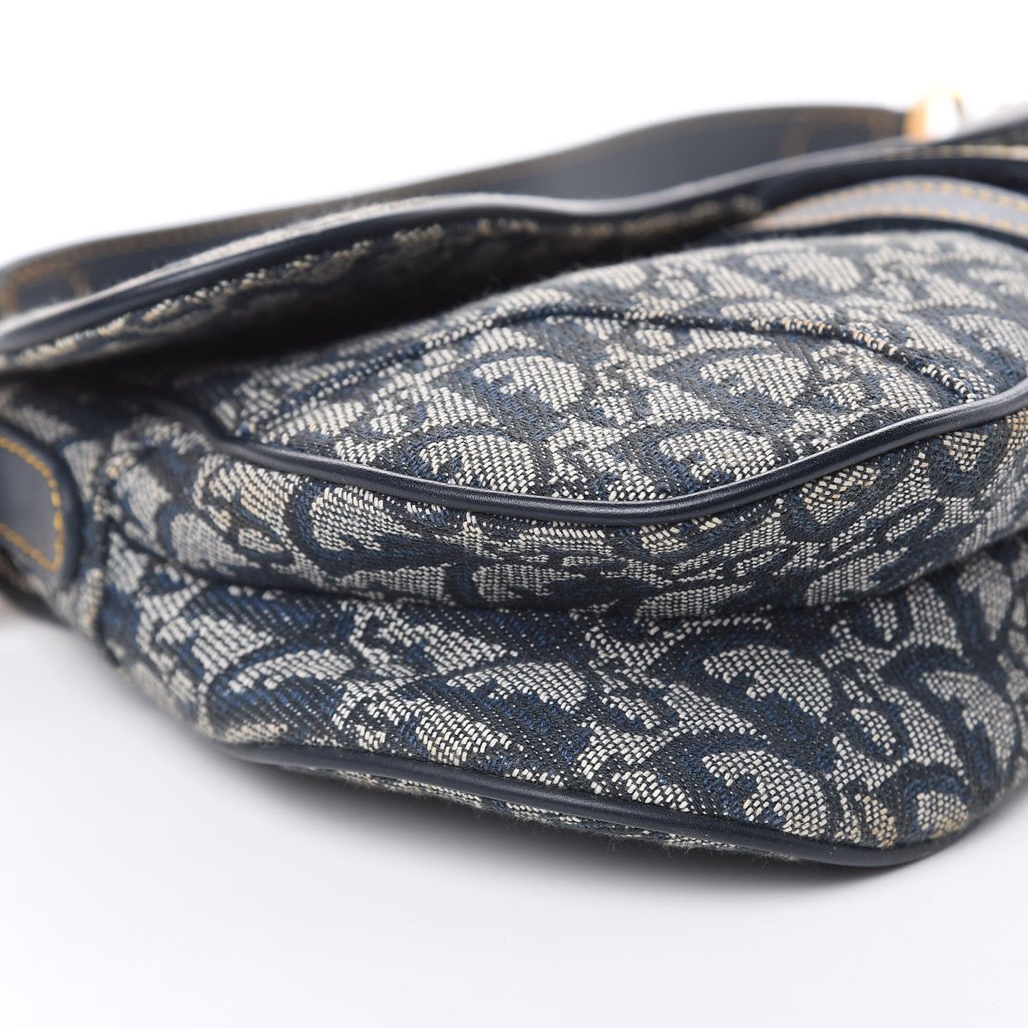 Monogram Saddle Bag Blue