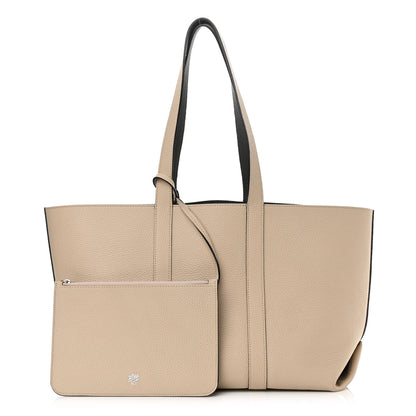 Moynat Taurillon Gex Calfskin Duo Reversible Tote Greige Zinc 5 of 19