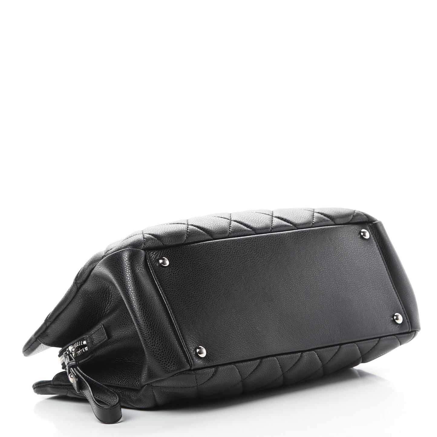 Caviar Quilted CC Timeless Soft Tote Black