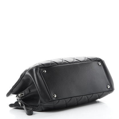 Chanel Caviar Quilted CC Timeless Soft Tote Black 4 of 13