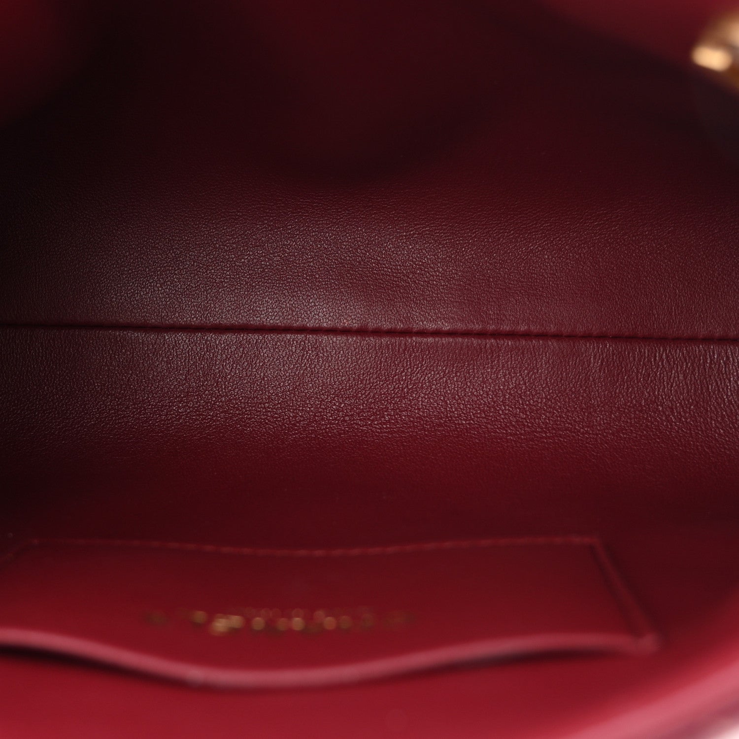 Chanel Lambskin Quilted Small Eyes On You Shopping Bag Dark Burgundy 5 of 11