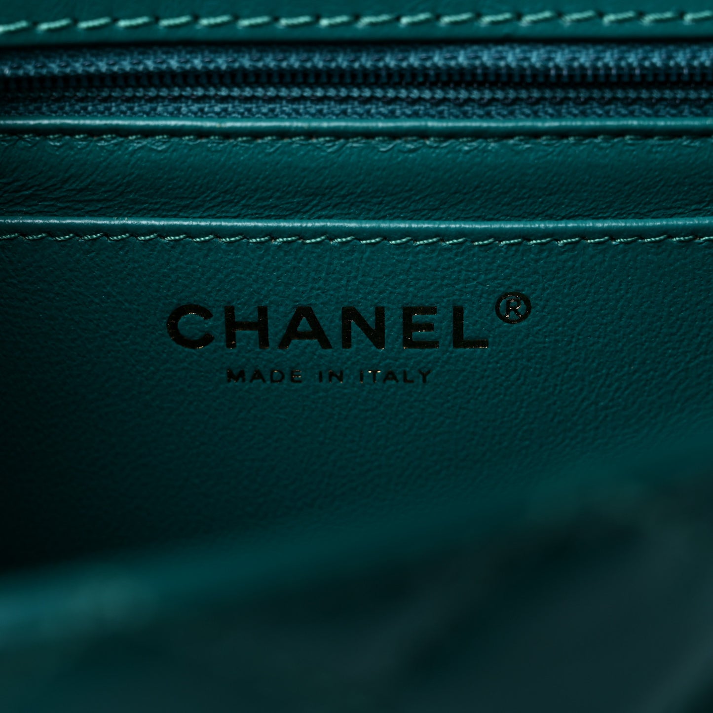 Aged Calfskin Quilted 2.55 Reissue Mini Flap Green