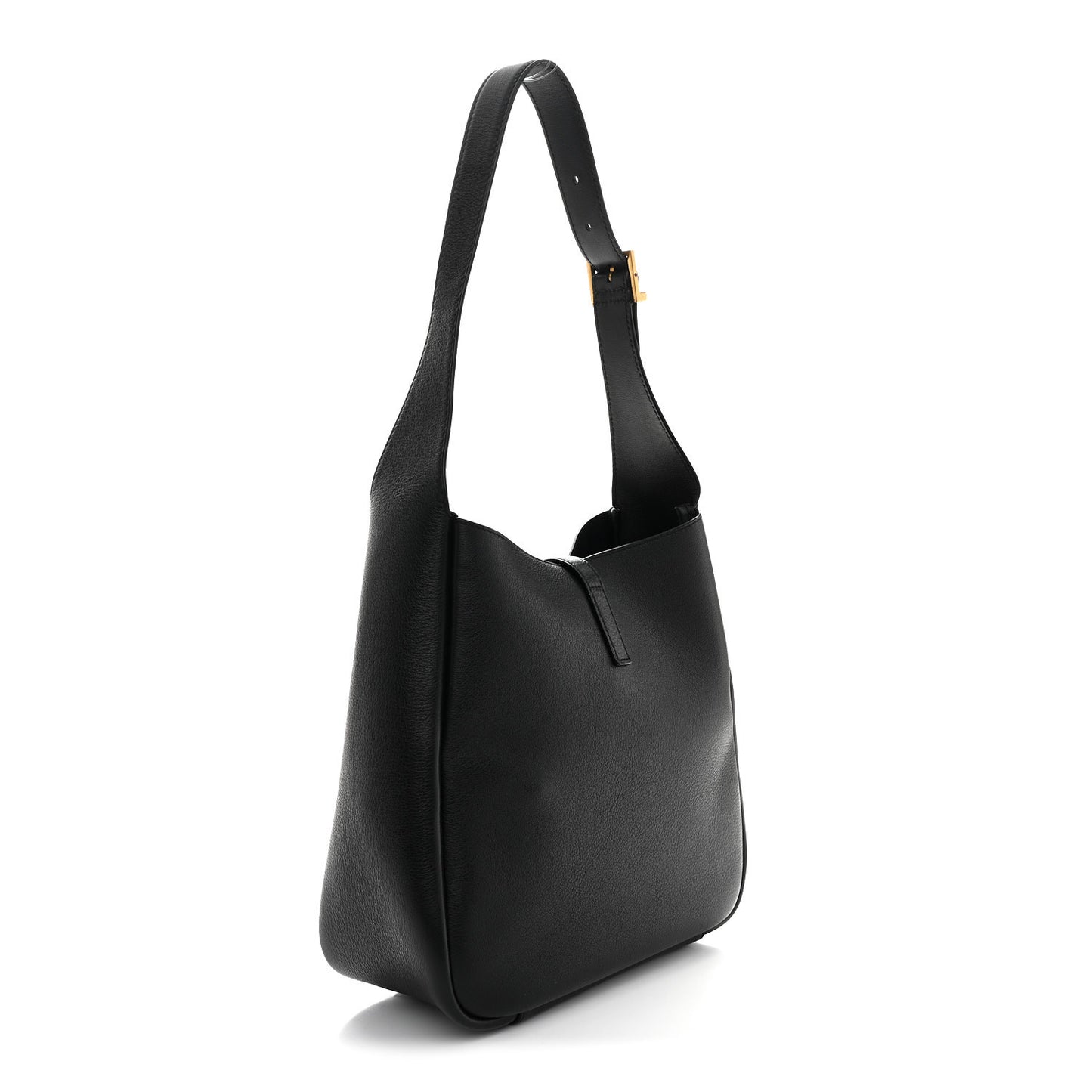 Smooth Calfskin Small Le 5 A 7 Soft Hobo Black