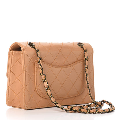 Chanel Lambskin Quilted Small Single Flap Beige 3 of 12