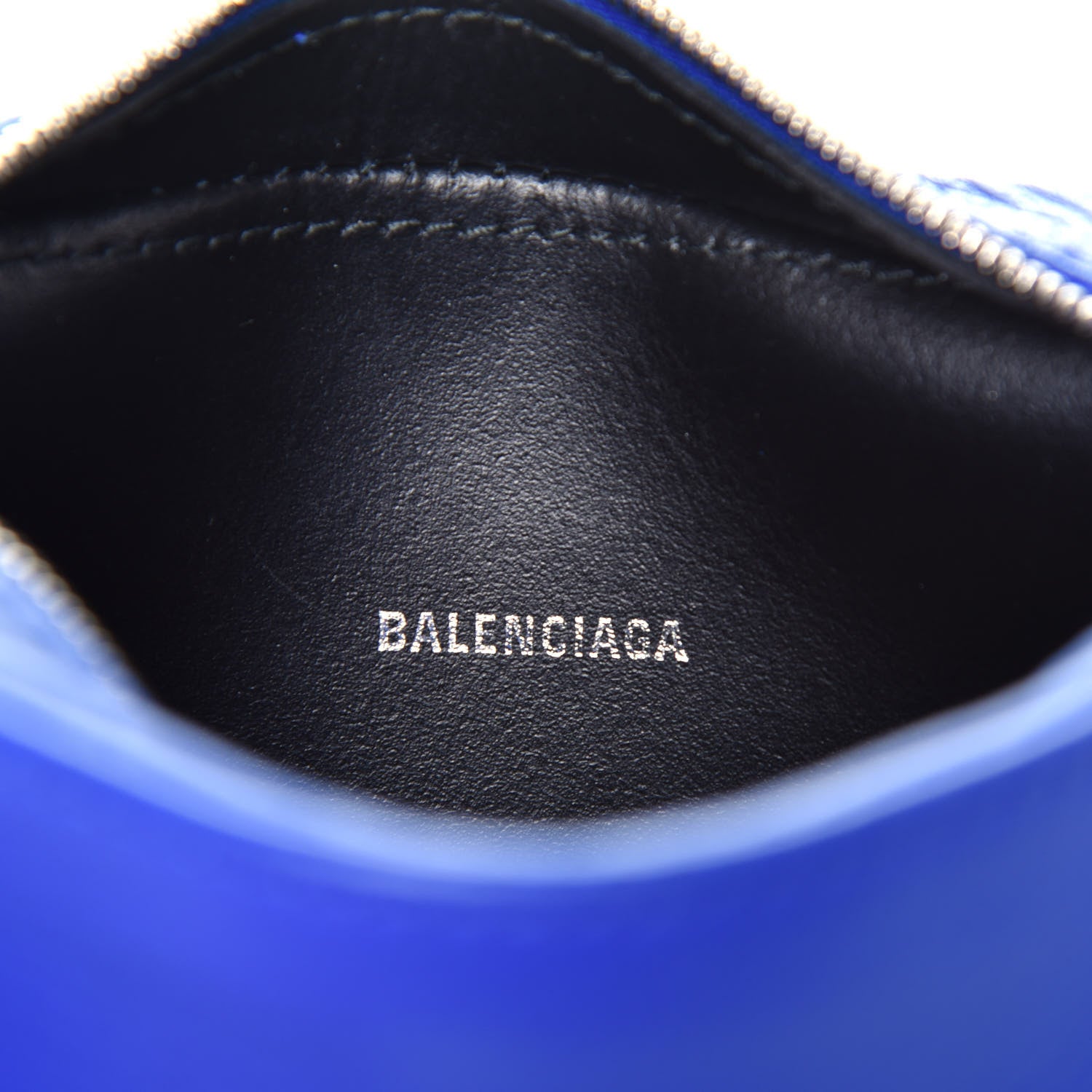 Balenciaga Smooth Calfskin Logo XS Everyday Camera Bag Bleu Prim White 6 of 9