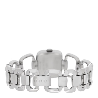 Gucci Stainless Steel Diamond 24mm G-Gucci Square Quartz Watch Brown 3 of 4