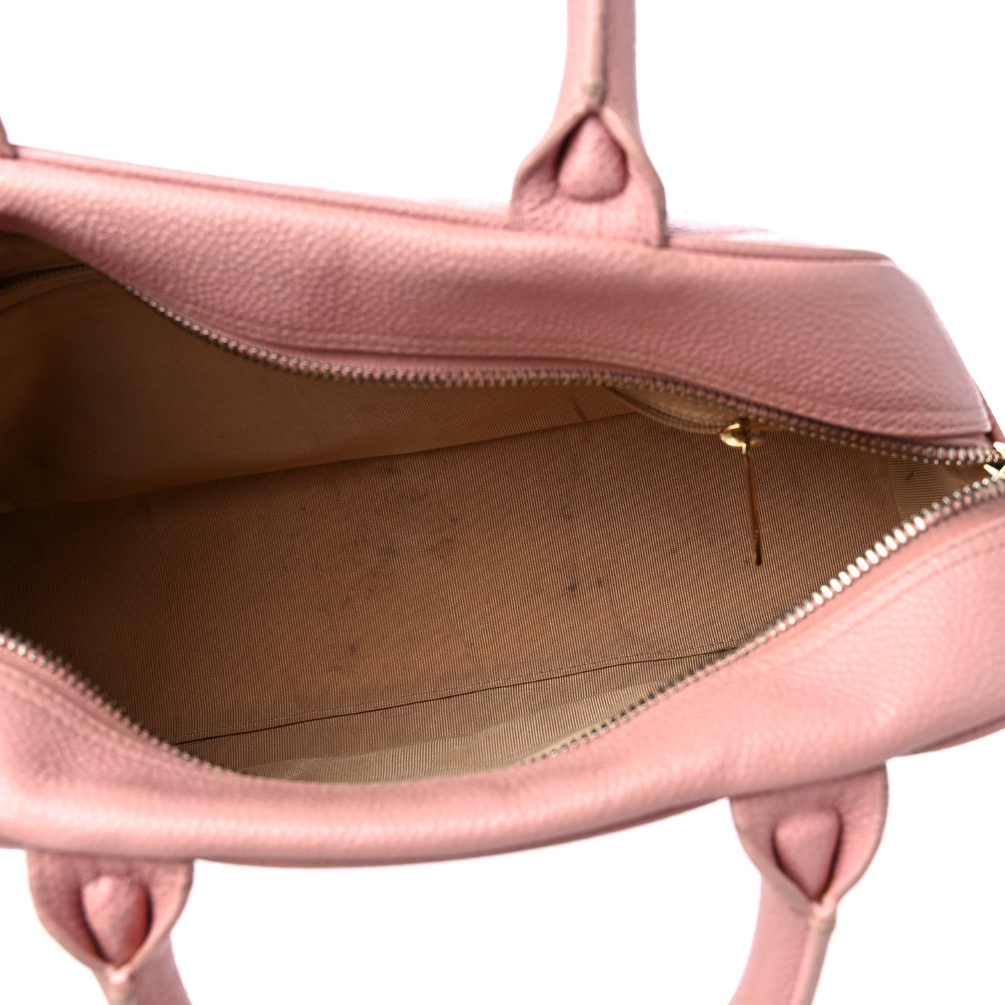 Caviar Quilted Small Bowler Pink