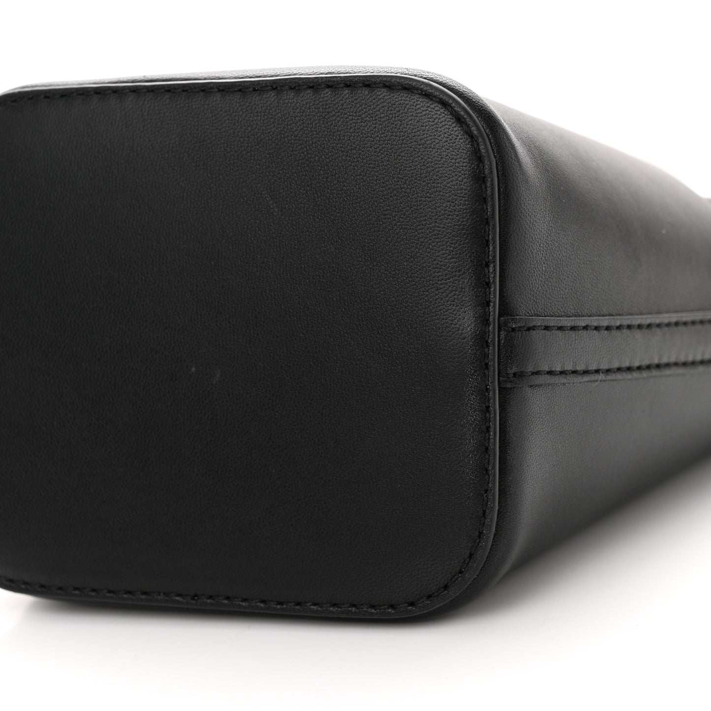 Nappa Mini VLogo Signature Bucket Bag Black