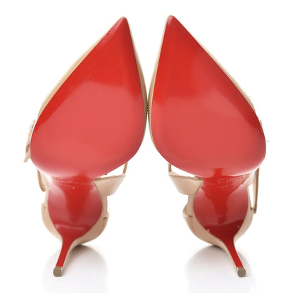 Christian Louboutin Kid PVC Multimiss 100 Pumps 37 Nude 5 of 9