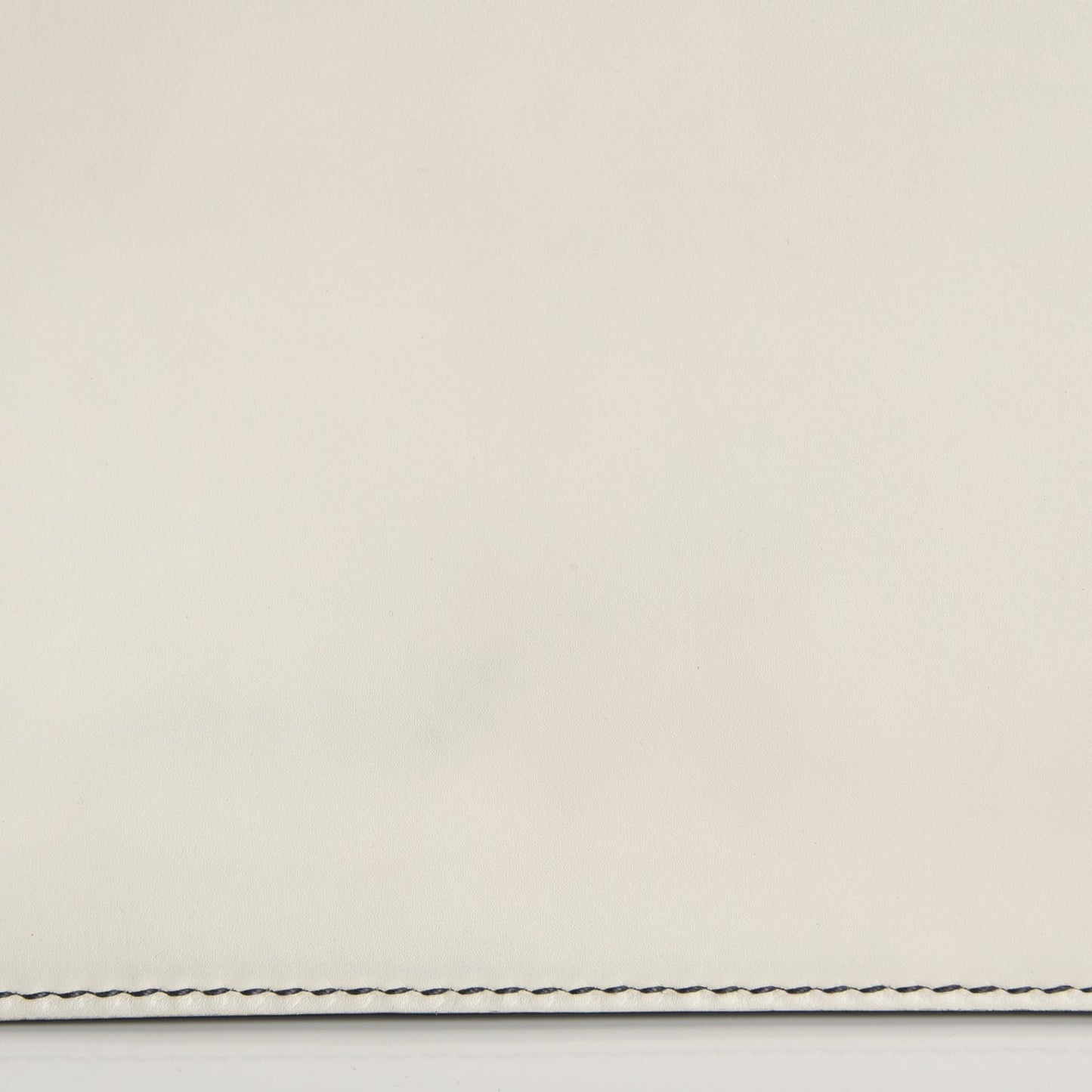 Calfskin J'Adior Chain Flap Bag Off White