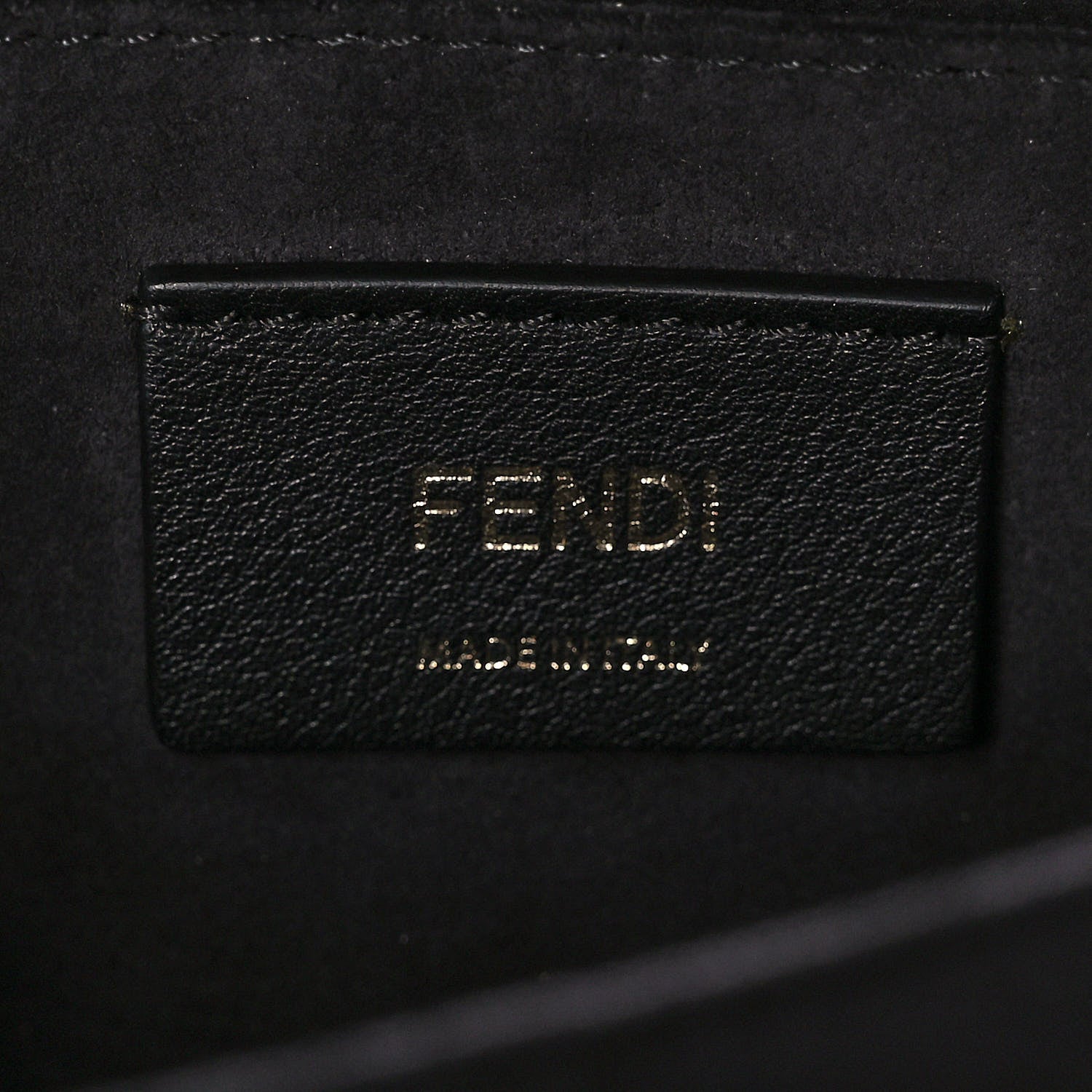 Fendi Velvet Vitello Dolce Fun Fair Kan I Shoulder Bag Tobacco Multicolor Black 6 of 14