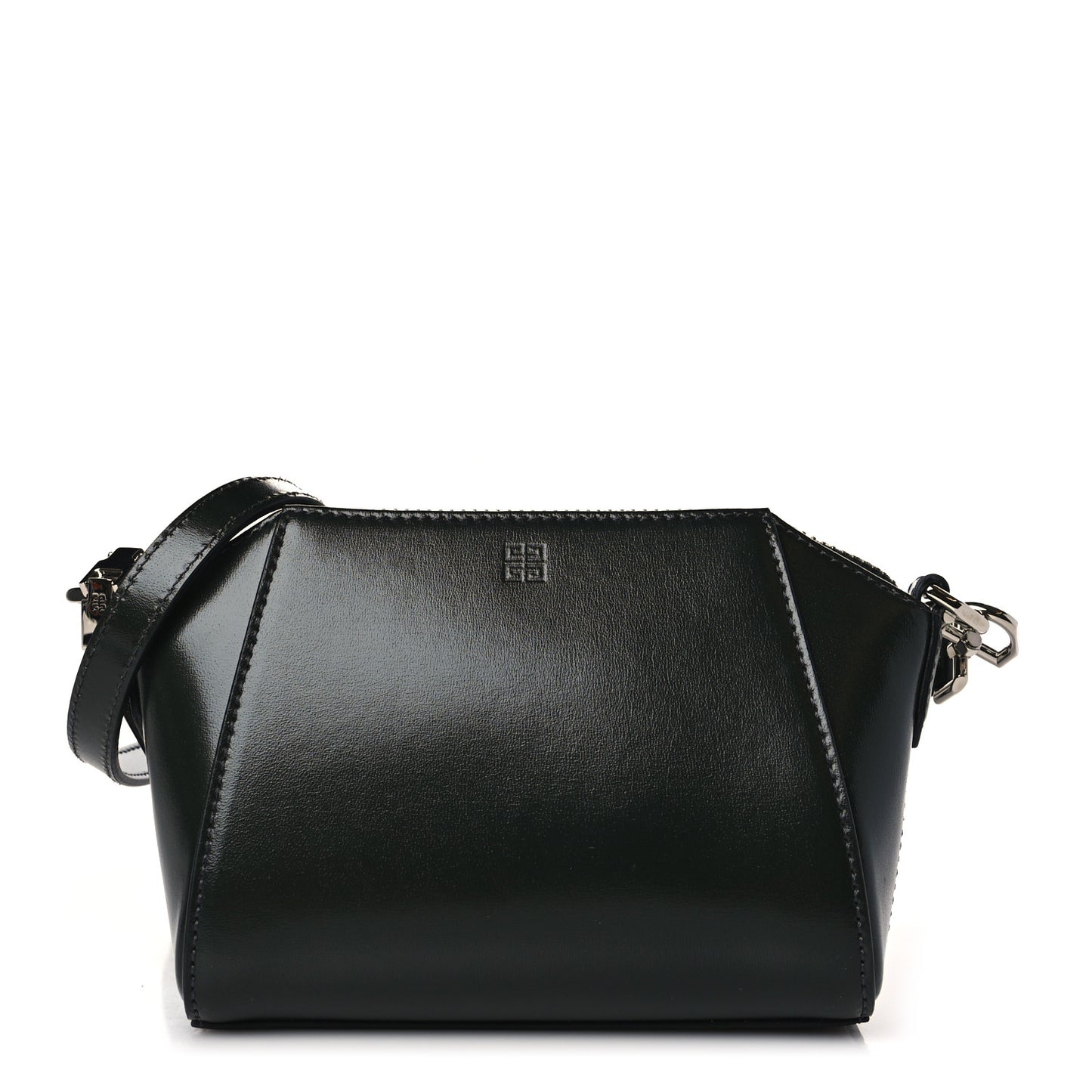 Smooth Calfskin Nano Antigona Green Forest