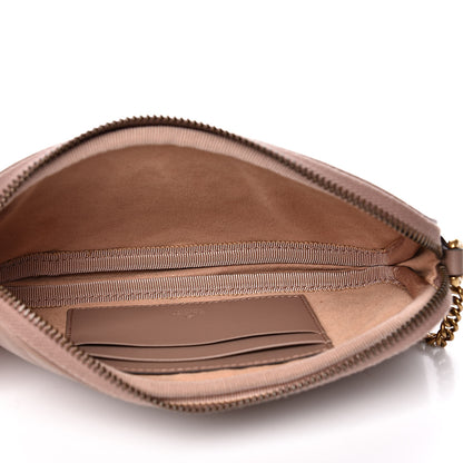 Gucci Calfskin Matelasse Mini GG Marmont Chain Crossbody Bag Porcelain Rose 5 of 14