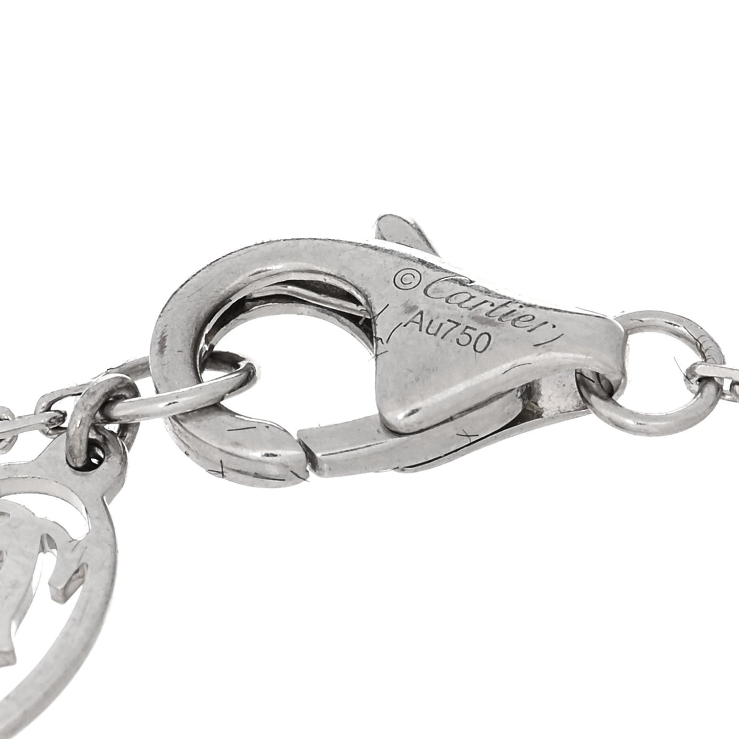 18K White Gold Diamond XS D'Amour Bracelet