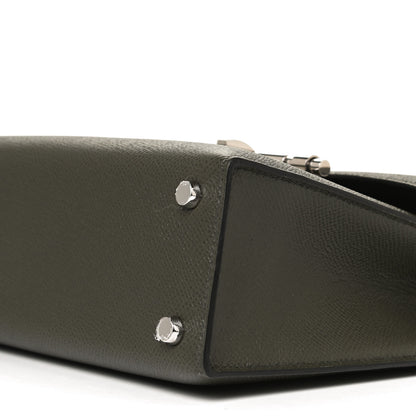 Hermes Epsom Verrou 21 Vert De Gris 9 of 10