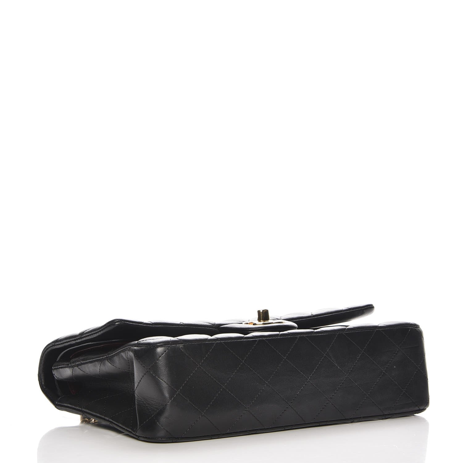 Chanel Lambskin Quilted Medium Double Flap Black 4 of 7