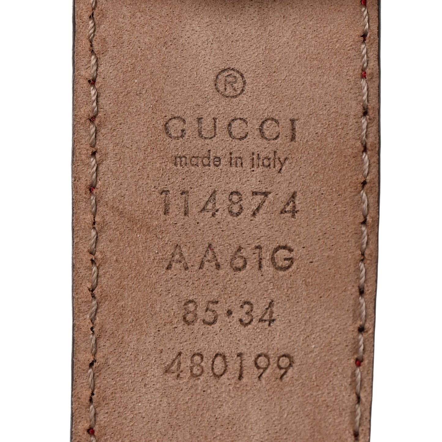 Guccissima Interlocking G Belt 85 34 Blossom