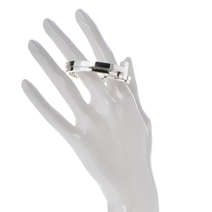 Tiffany Sterling Silver Diamond T Square Wrap Bracelet 2 of 5