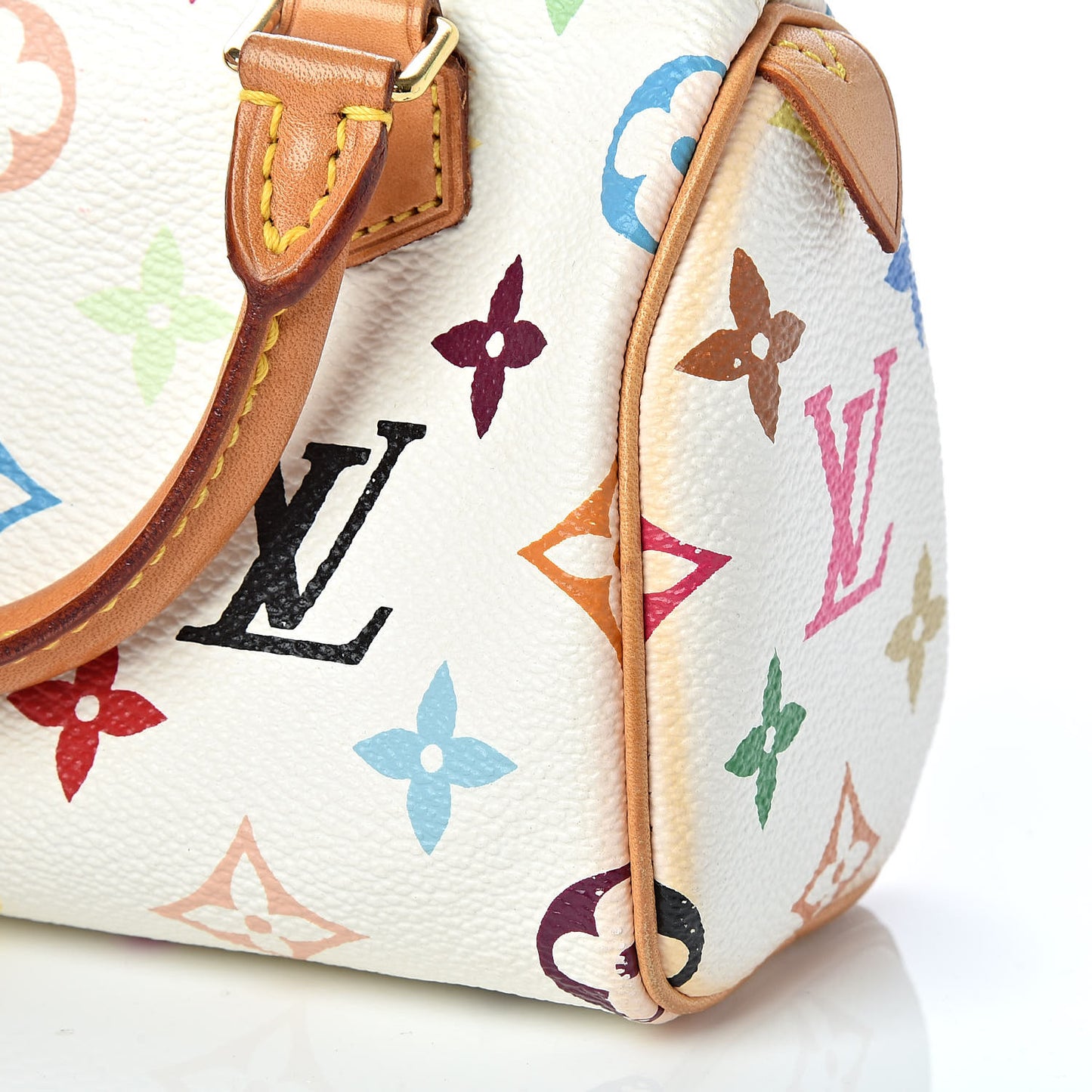 Monogram Multicolor Mini Sac HL Speedy White