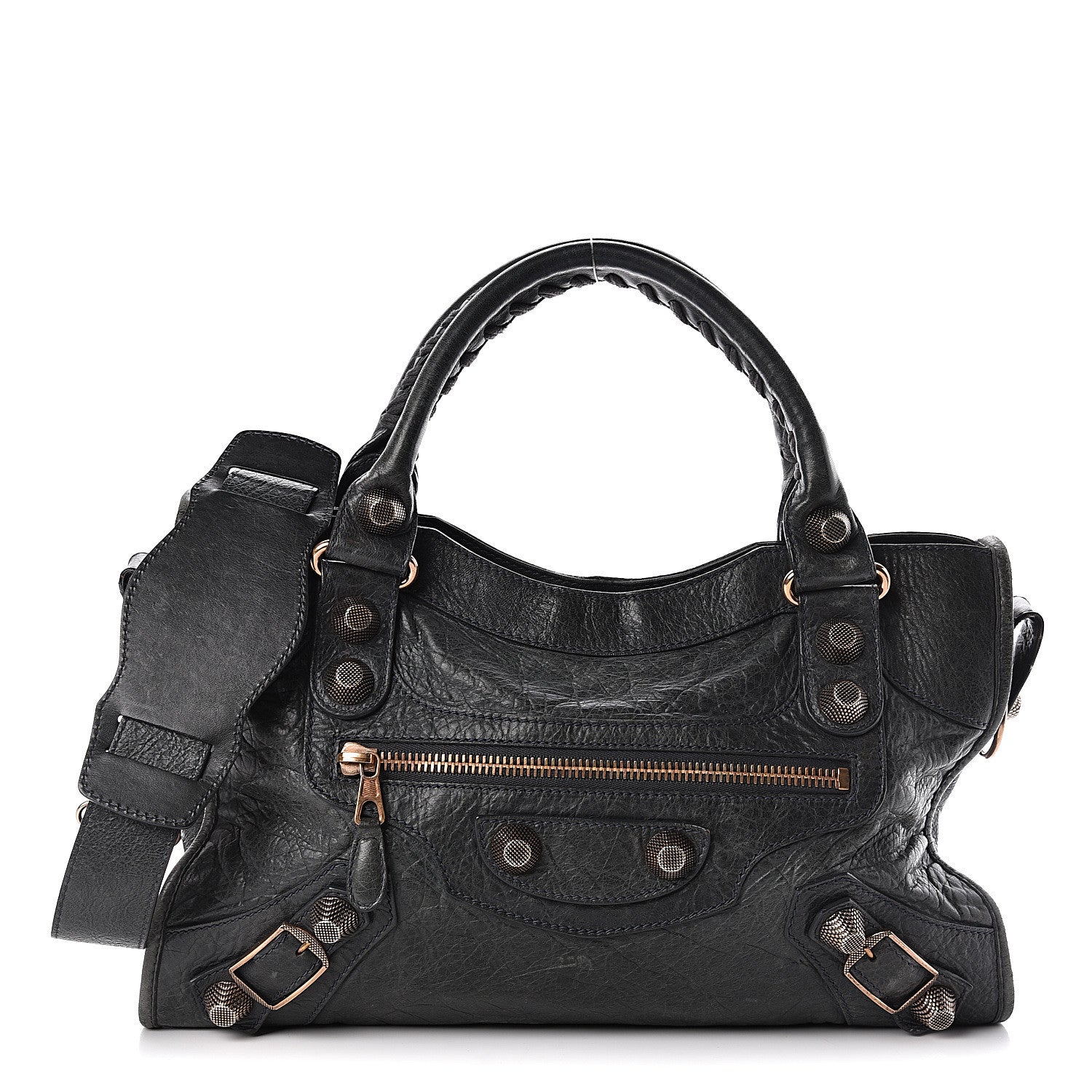 Balenciaga Agneau Giant 21 Rose Gold Hardware City Anthracite 1 of 11