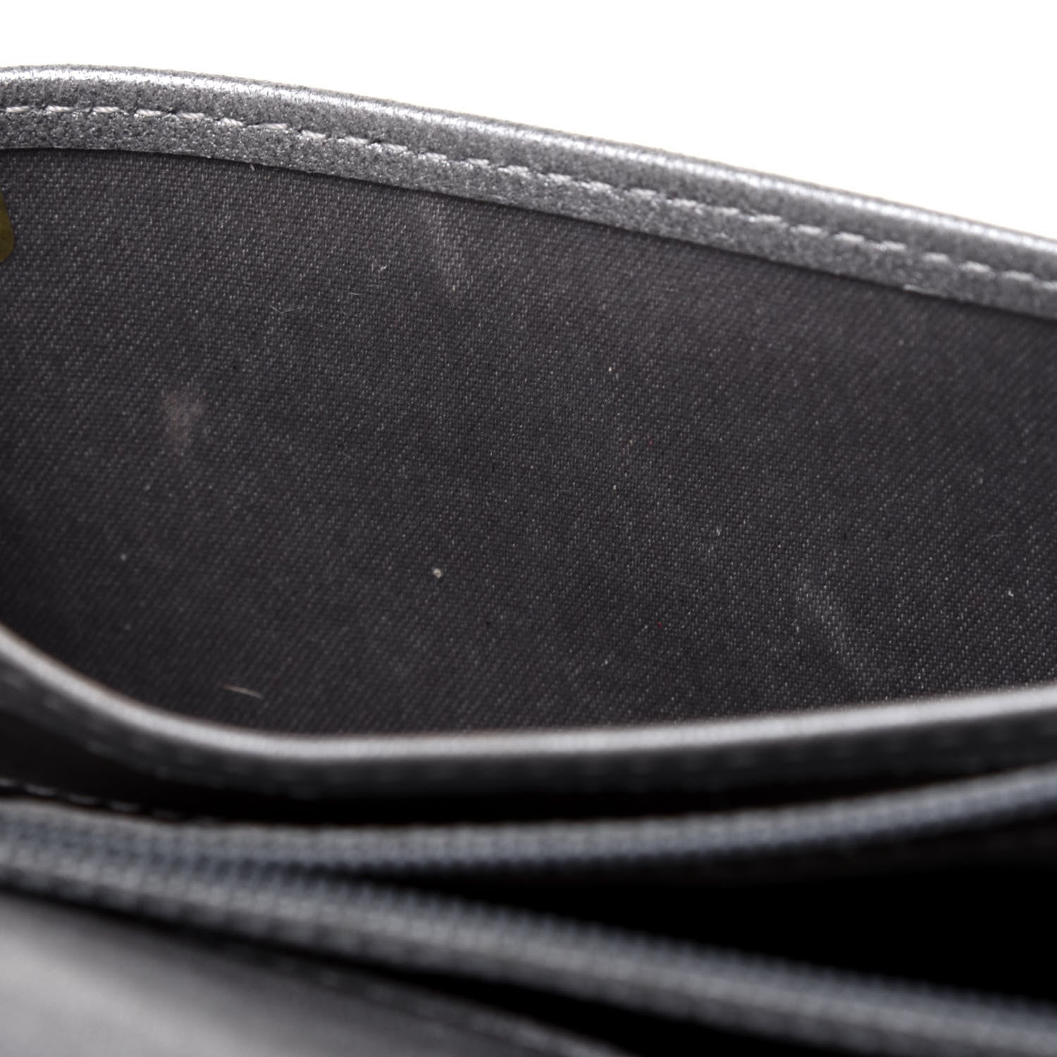 Chanel Lambskin Camellia Embossed Yen Wallet Black 14 of 26