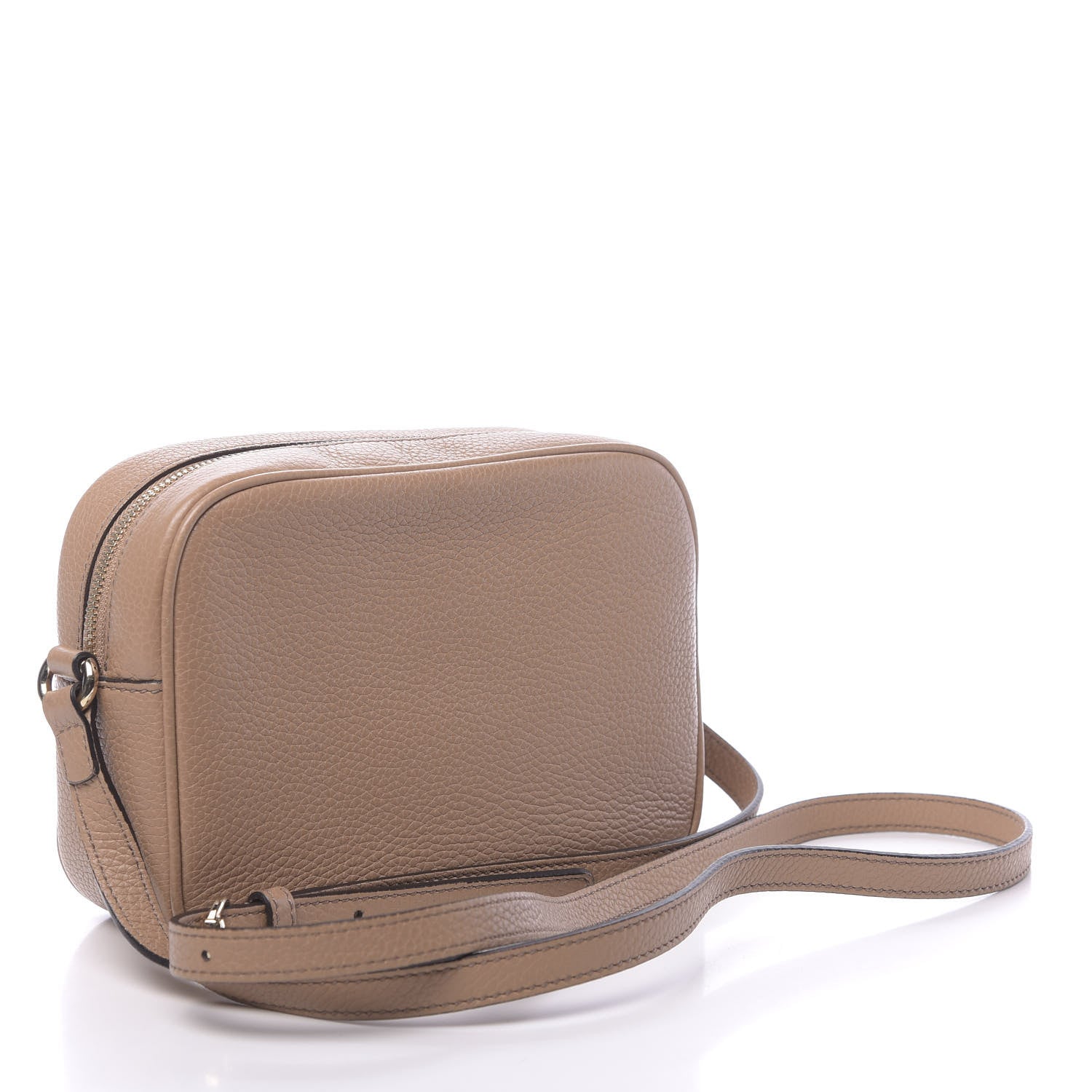 Gucci Pebbled Calfskin Small Soho Disco Bag Camelia 3 of 11