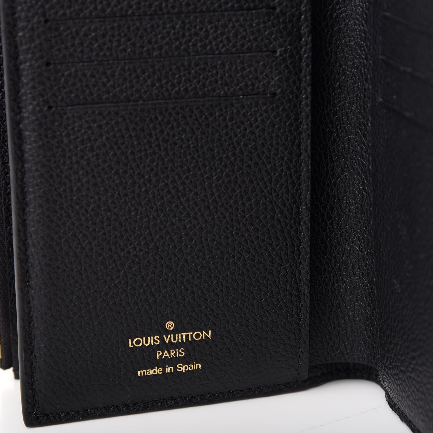 Louis Vuitton Empreinte Ariane Wallet Black 6 of 7