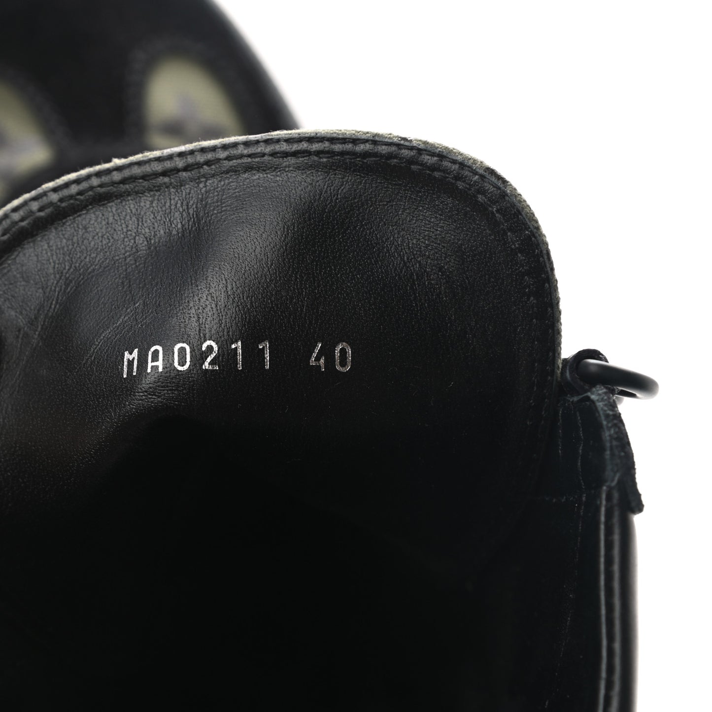 Suede Monogram Laureate Platform Desert Boots 40 Kaki Black