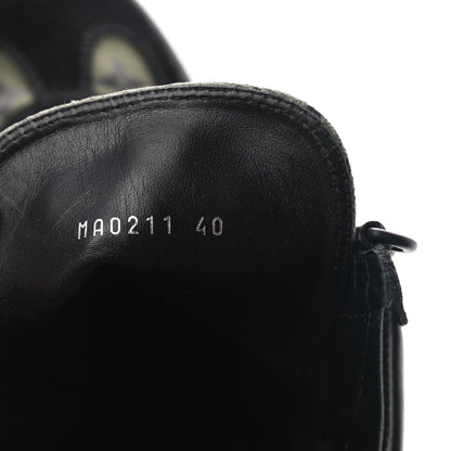Louis Vuitton Suede Monogram Laureate Platform Desert Boots 40 Kaki Black 8 of 9