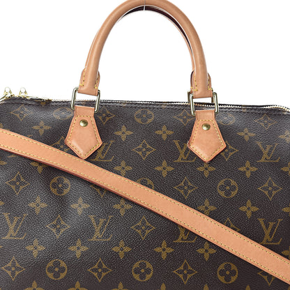 Louis Vuitton Monogram Speedy Bandouliere 30 7 of 10