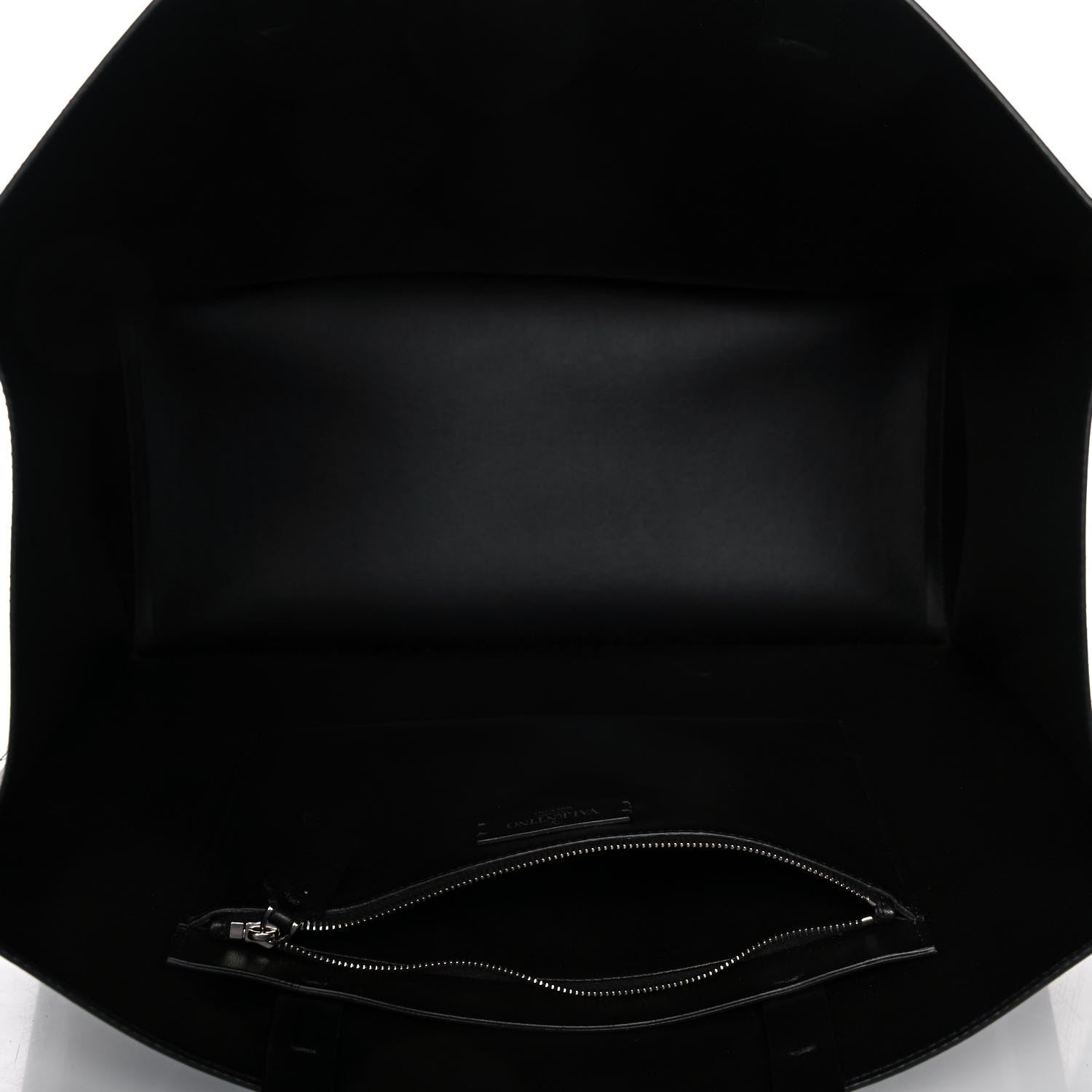 Valentino Garavani Calfskin VLTN Times Tote Bag Black 9 of 14