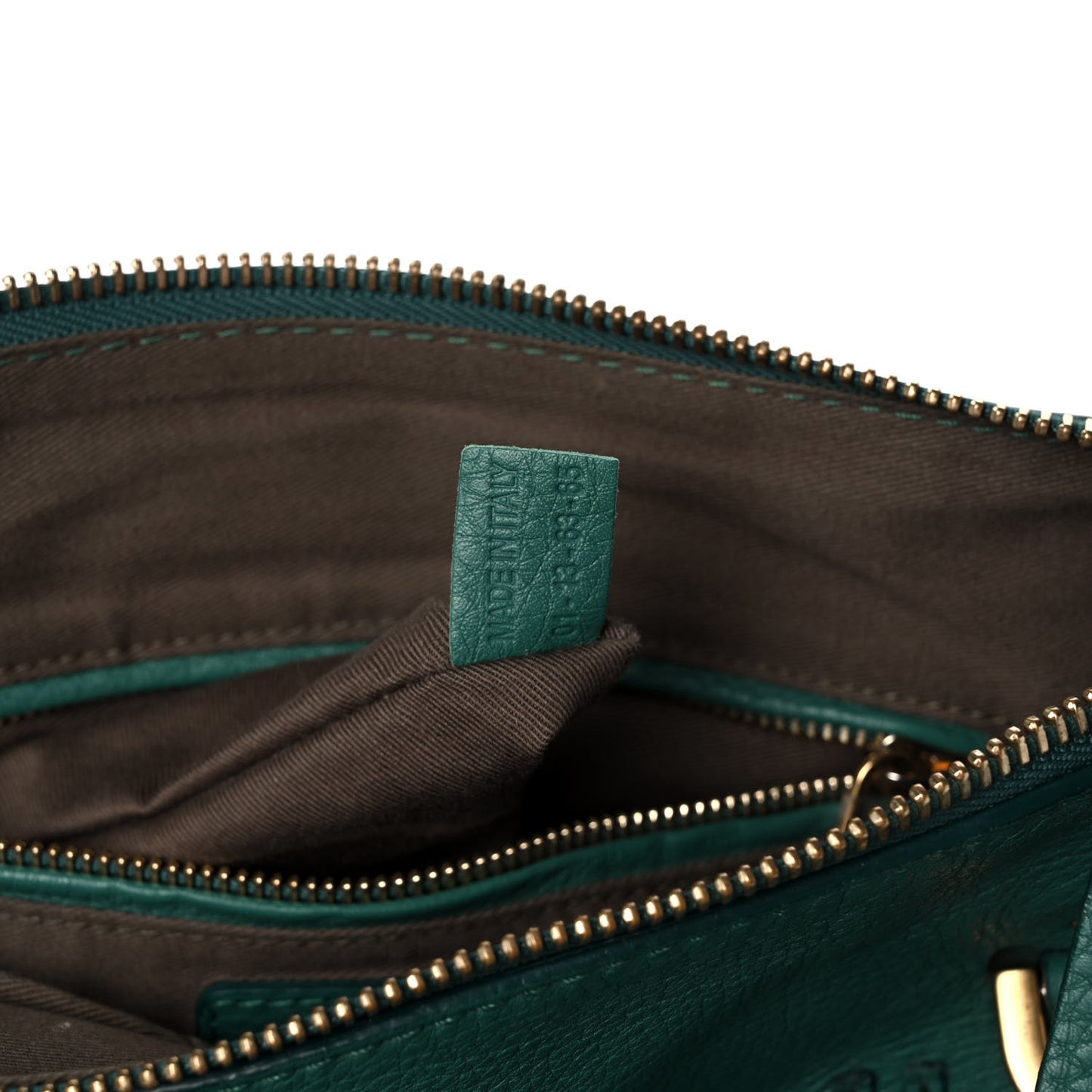 Calfskin Medium Marcie Satchel Emerald