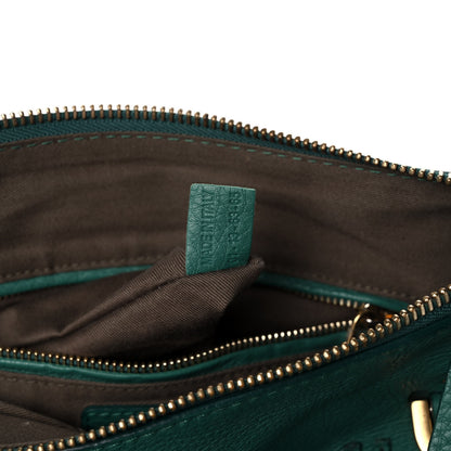 Chloe Calfskin Medium Marcie Satchel Emerald 6 of 11