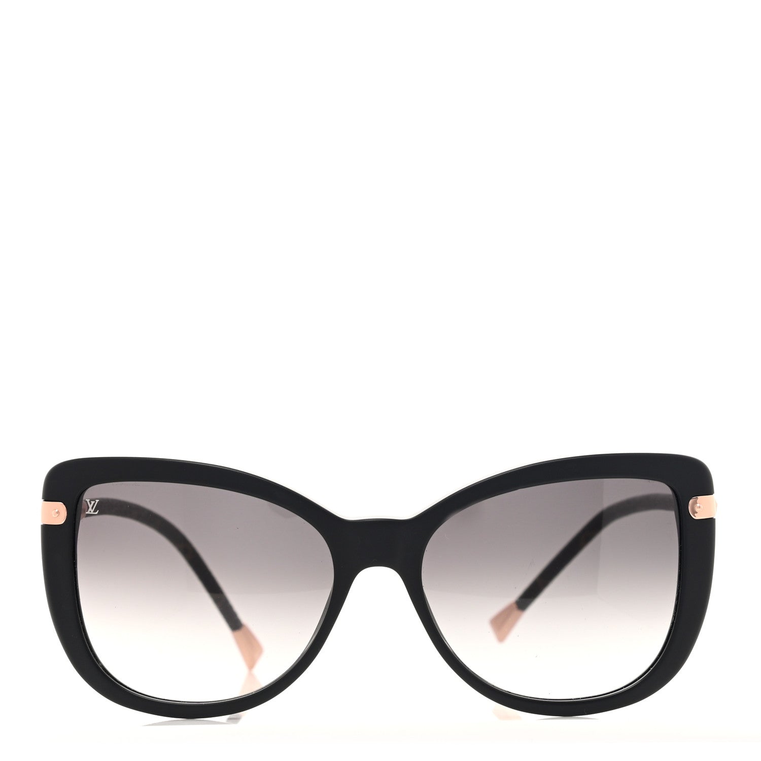 Louis Vuitton Monogram Acetate Charlotte Sunglasses Z0781W Black