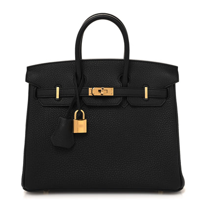 Hermes Togo Birkin 25 Black 1 of 12
