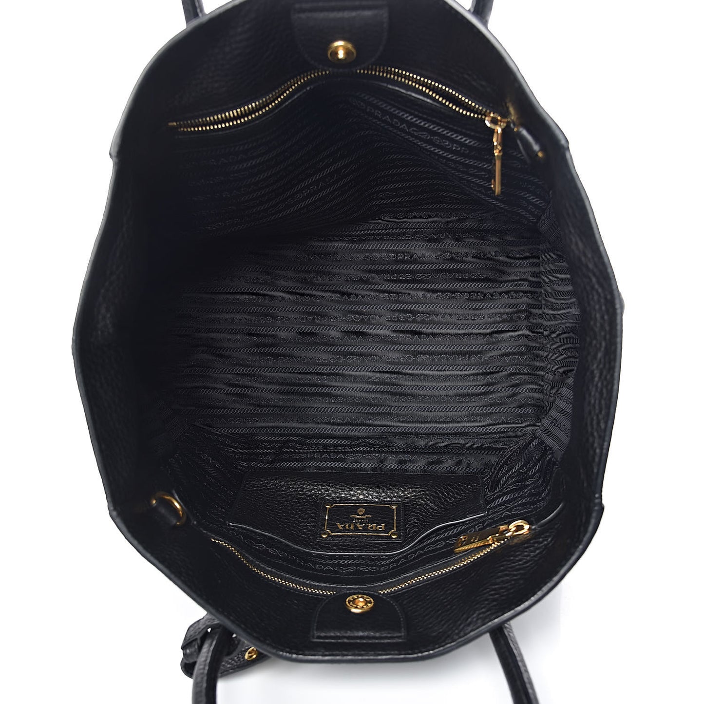 Vitello Daino Tote Black