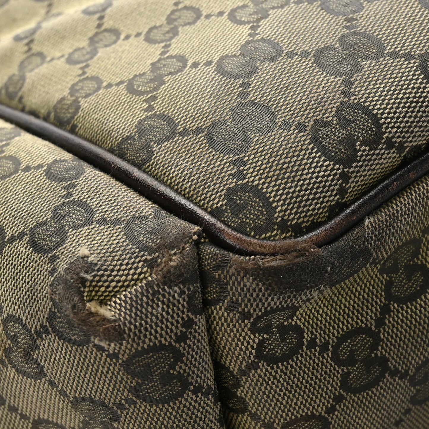 Monogram Large Diaper Bag Dark Brown