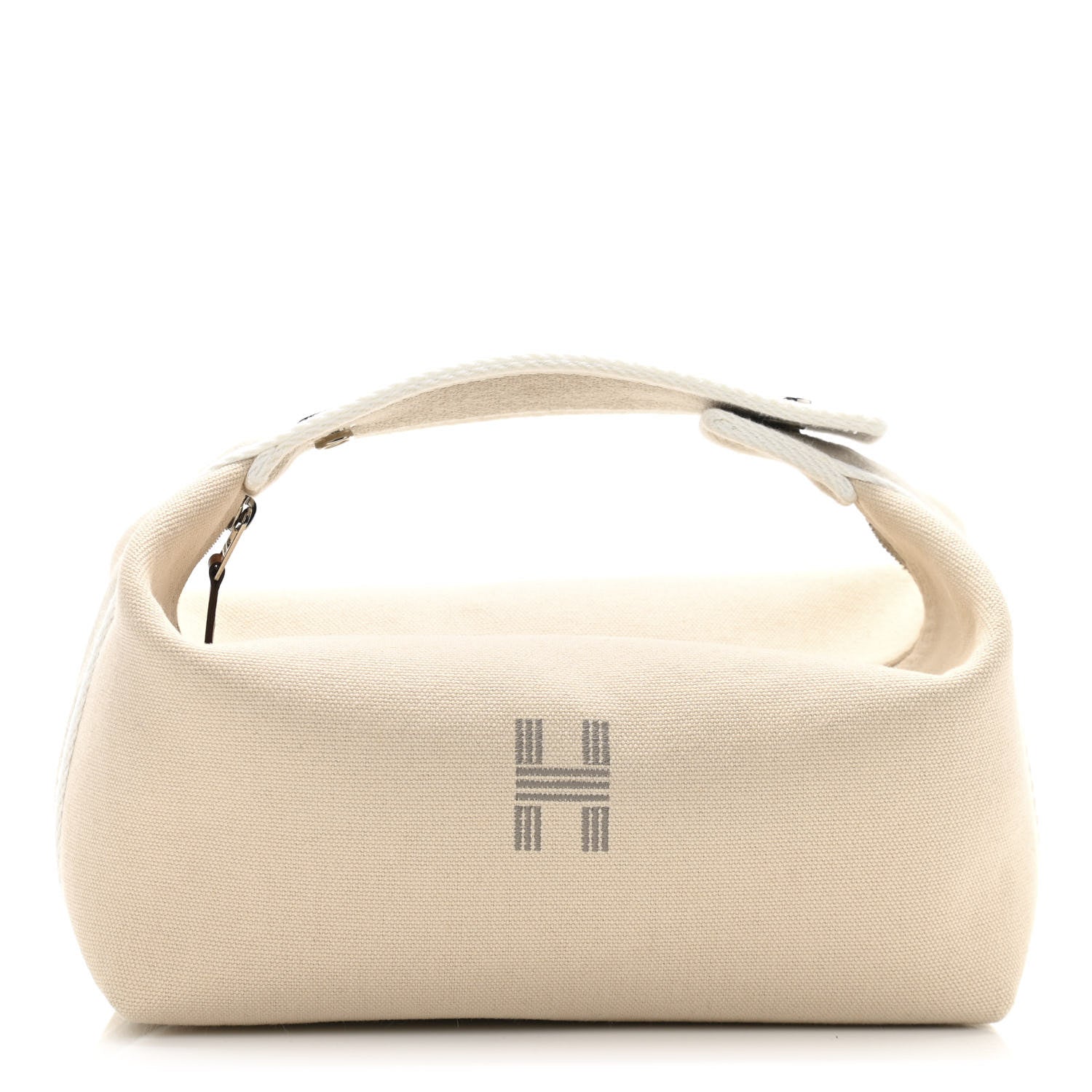 Hermes Canvas Small Bride-A-Brac Pouch Natural 1 of 9