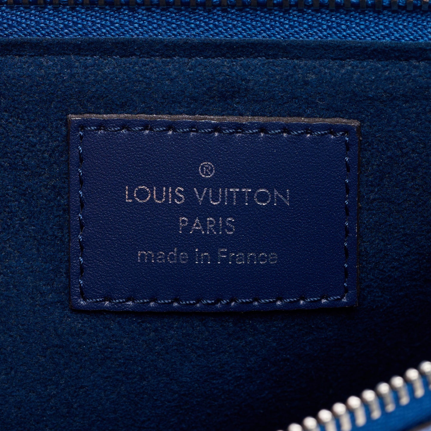 Monogram Giant Escale Double Zip Pochette Blue