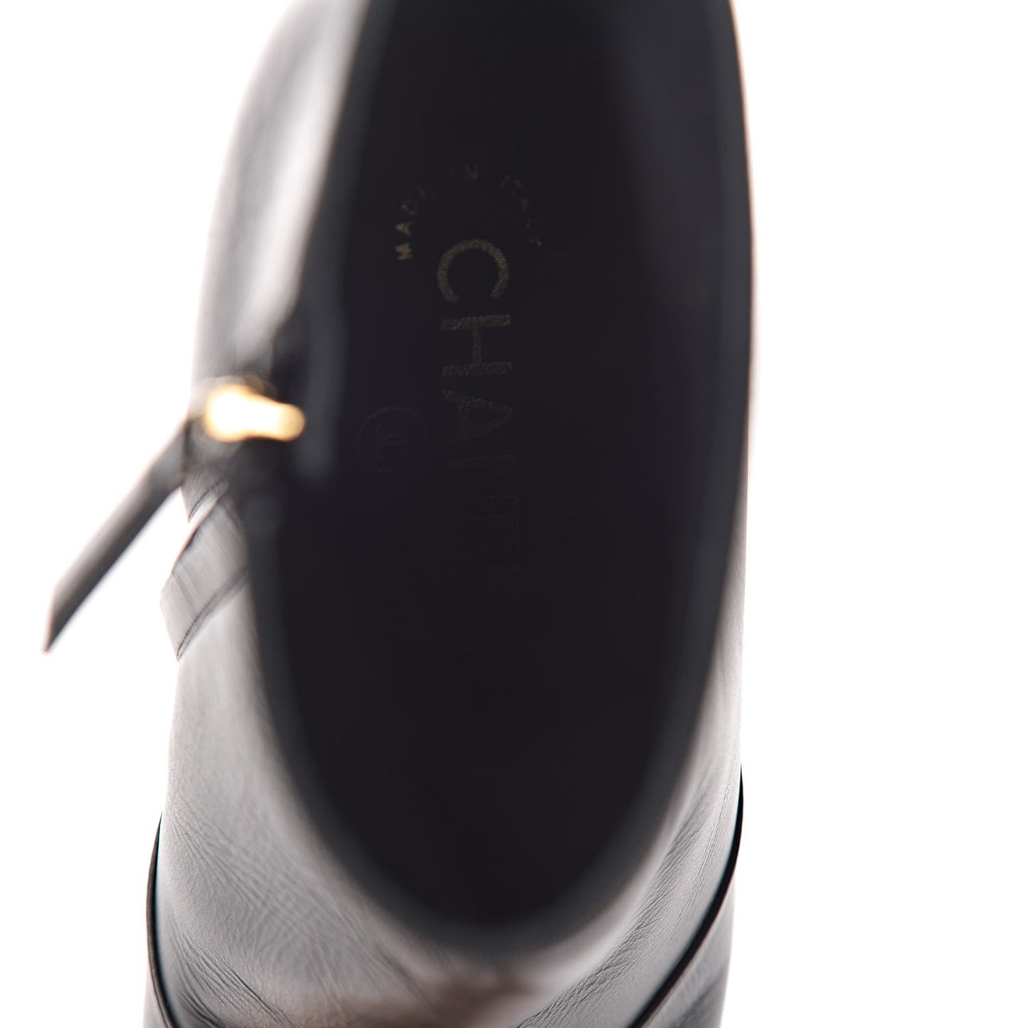 Lambskin Grosgrain Cap Toe Short Ankle Boots 38 Black