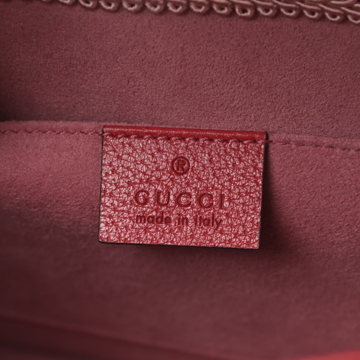 Gucci Calfskin Embroidered Medium Shoulder Bag Hibiscus Red 6 of 11