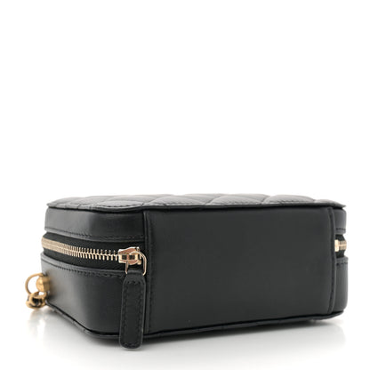 Chanel Lambskin Quilted CC Pearl Crush Camera Case Black 4 of 11